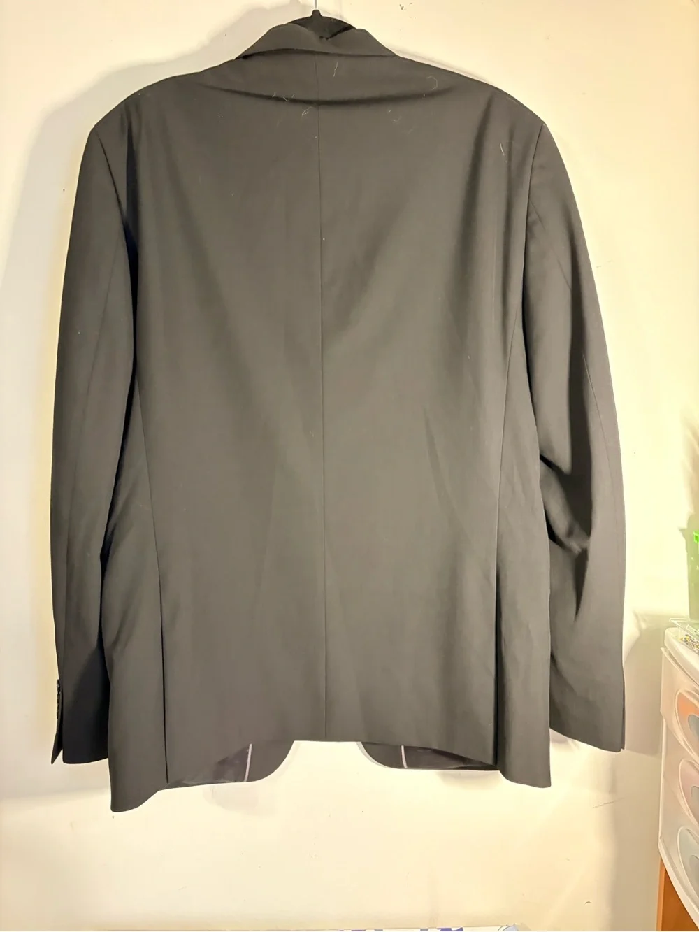 Van Heusen Black Single-Breasted Men's Blazer